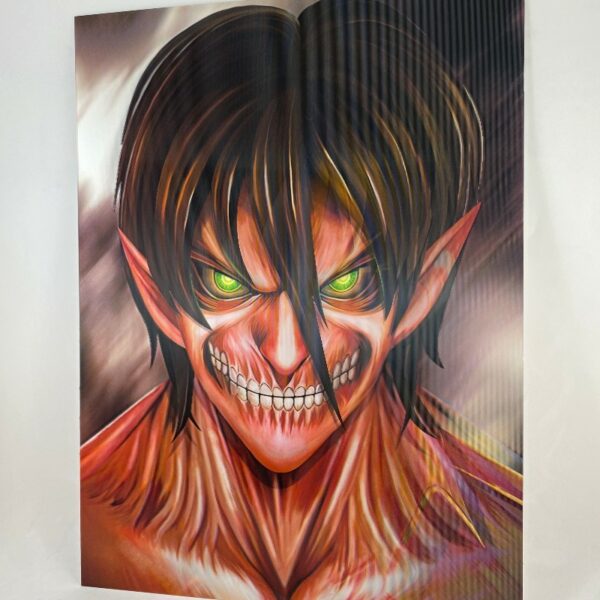 Poster 3D lenticular Eren Jaeger