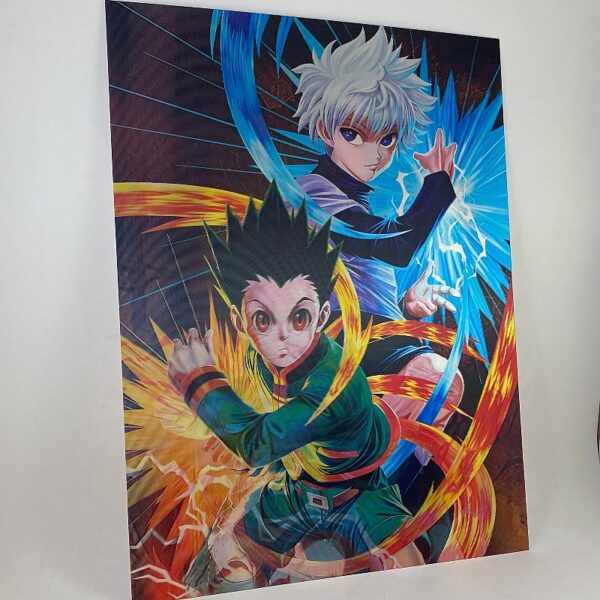 Poster 3D lenticular Gon y Killua