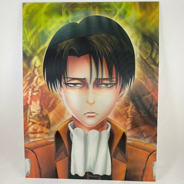 Poster 3D lenticular Levi Ackerman