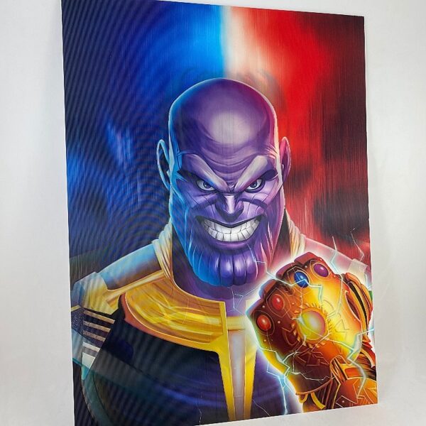 Poster 3D lenticular Thanos Marvel