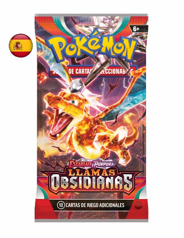 Pokémon TCG: Sobres LLamas Obsidianas (Español)