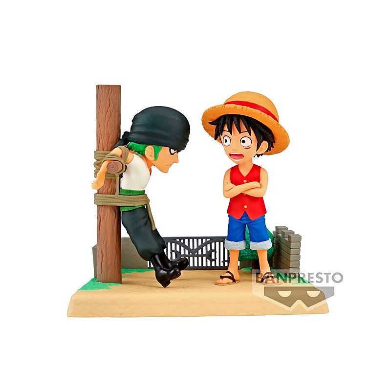 Figura Banpresto Luffy & Zoro Log Stories One Piece