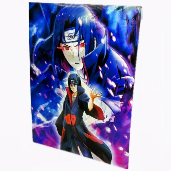 Póster 3D Lenticular Itachi, Sasuke y Naruto