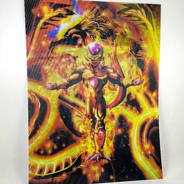 Poster 3D Lenticular Frieza, Vegeta y Goku