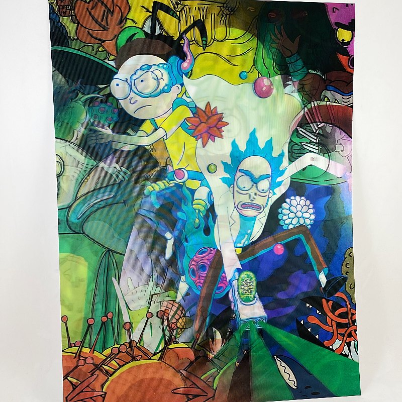 Poster 3D Lenticular Rick and Morty