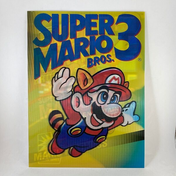 Poster 3D lenticular Super Mario