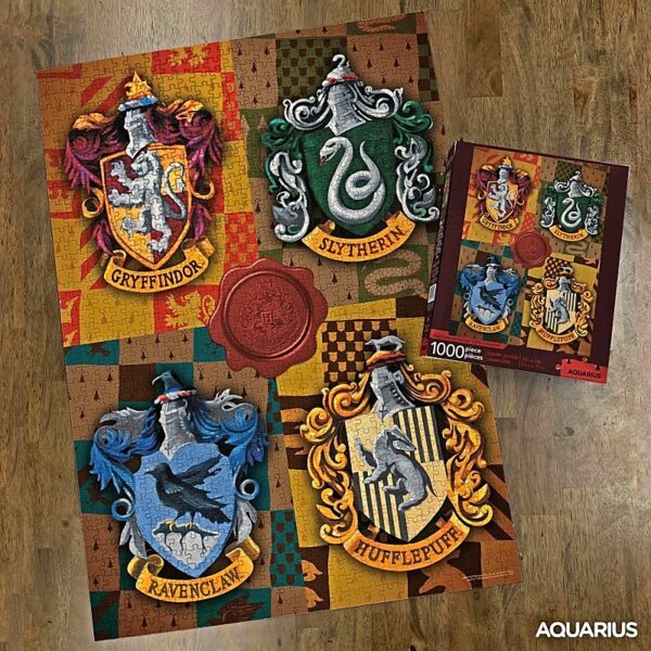 Puzzle 1000 piezas Escudos Harry Potter