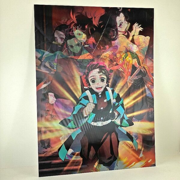 Poster 3D Lenticular Demon Slayer