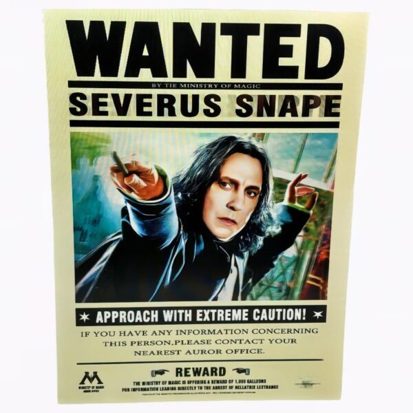 Póster 3D Lenticular Snape, Lupin y Sirius Black
