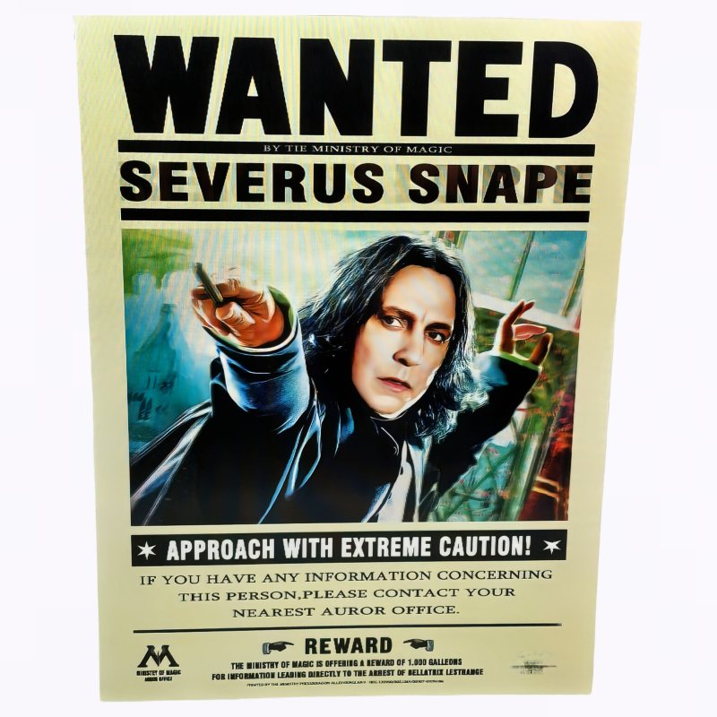 Póster 3D Lenticular Snape, Lupin y Sirius Black