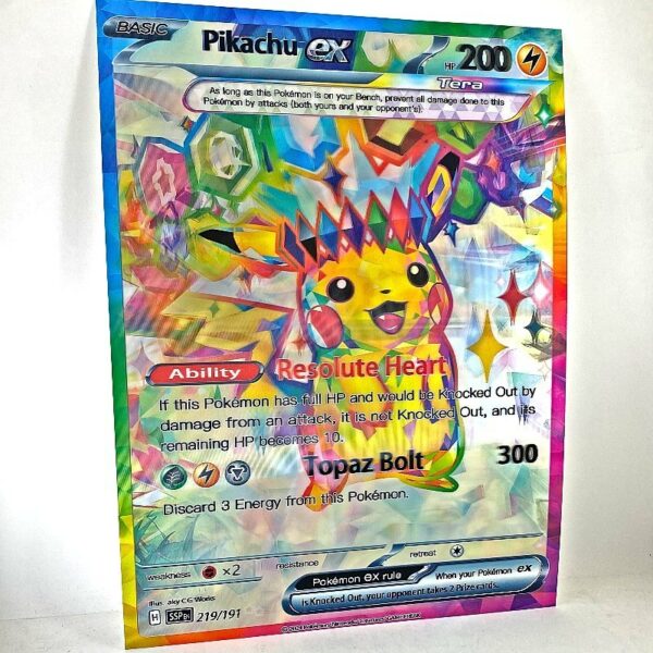 Poster 3D Lenticular Cartas Pikachu