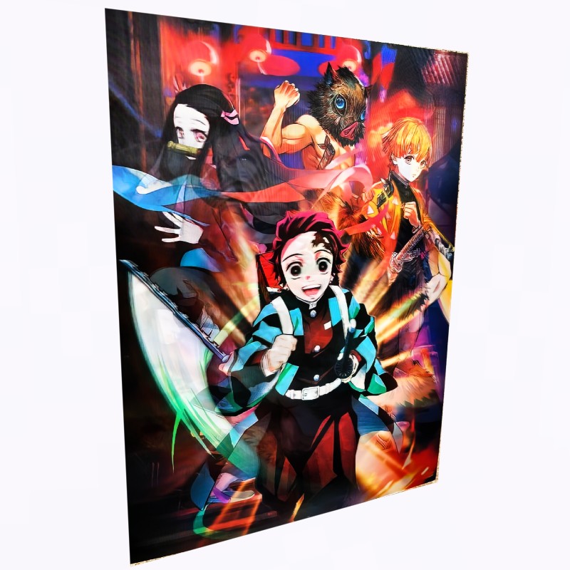 Póster 3D Lenticular Demon Slayer