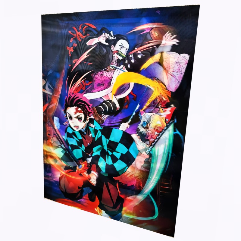 Póster 3D Lenticular Demon Slayer