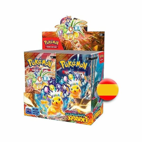 Sobres Cartas Pokémon Chispas Fulgurantes (Español)