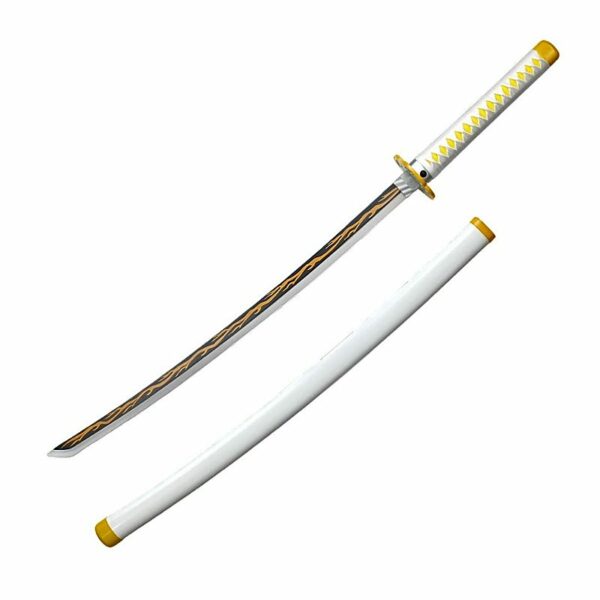 Réplica Katana Acero Zenitsu Demon Slayer (LUZ LED)