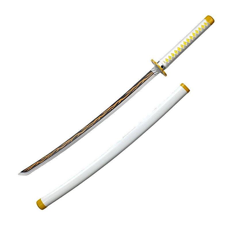 Réplica Katana Acero Zenitsu Demon Slayer (LUZ LED)
