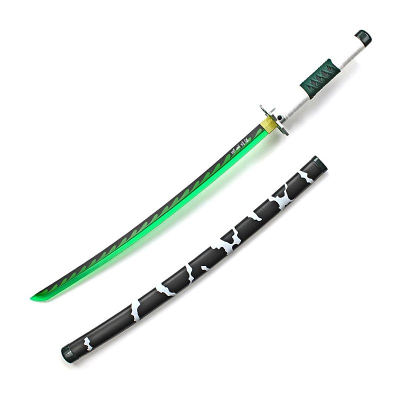 Réplica Katana Acero Sanemi Shinazugawa Demon Slayer (LUZ LED)