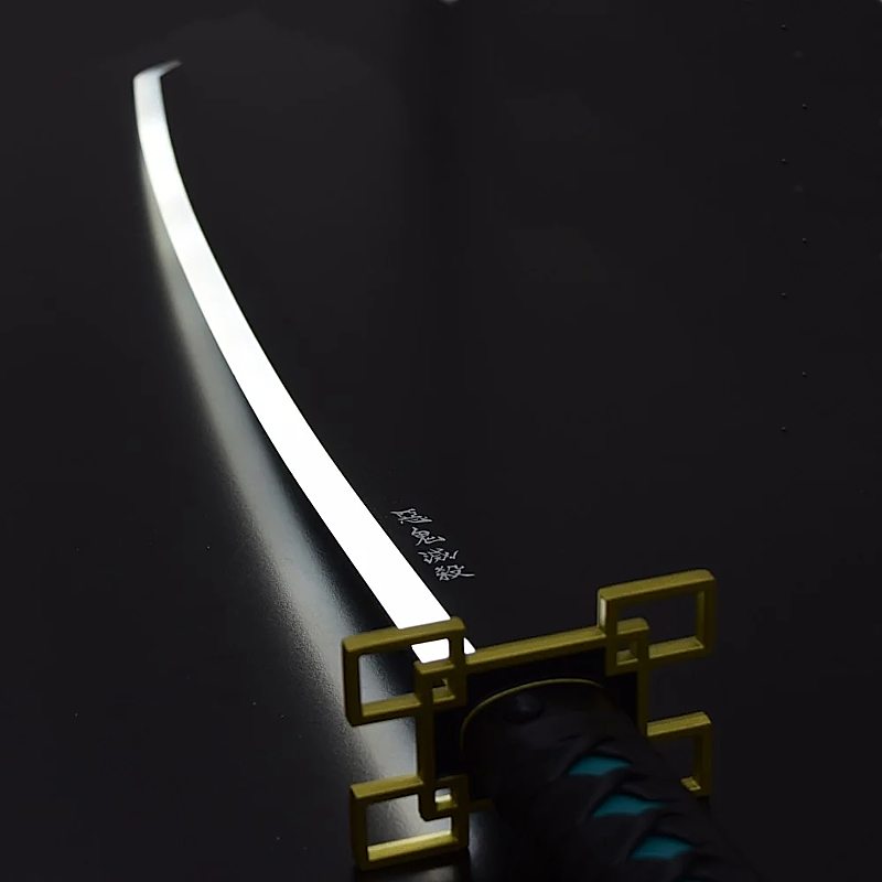 Réplica Katana Acero Muichiro Tokito Demon Slayer (LUZ LED) - Imagen 3