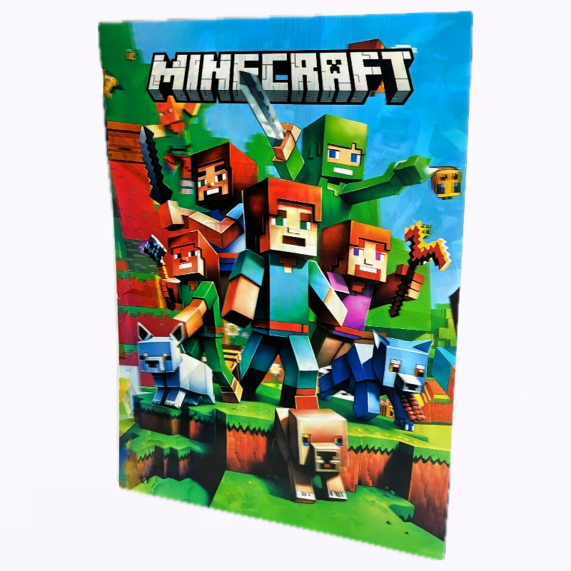 Poster 3D Minecraft