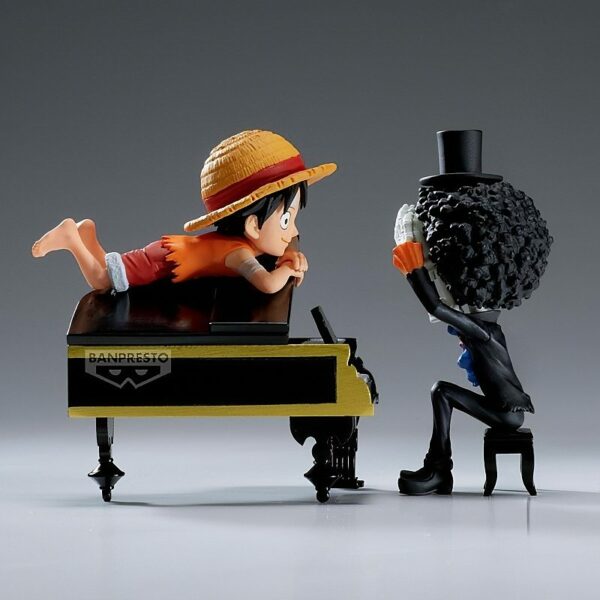 Figura WCF Luffy y Brook One Piece