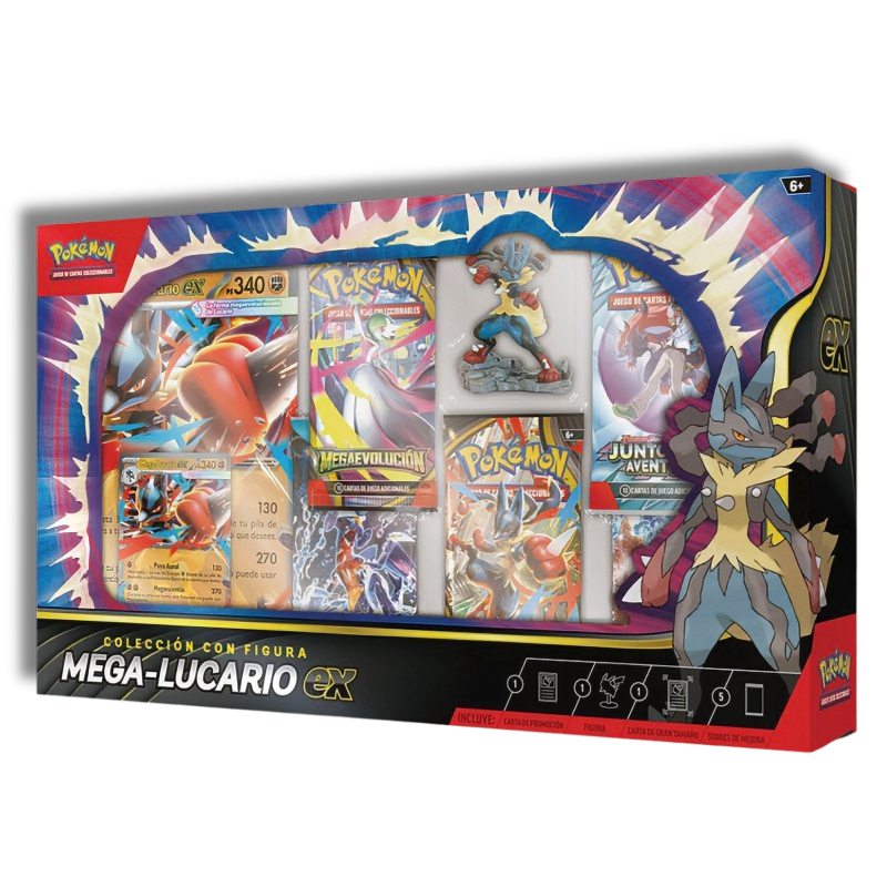 Caja Colección Figura Mega-Lucario EX (Español)