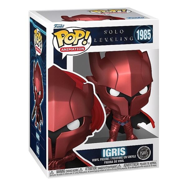 Figura Funko POP! Igris Metallic CHASE 1985 Solo Leveling