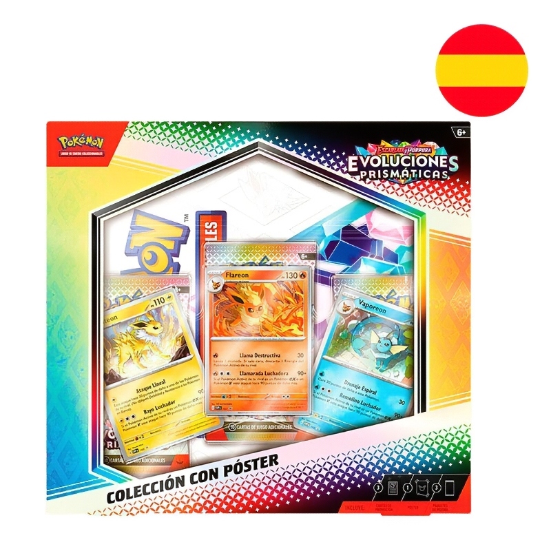 Caja Colección Poster Evoluciones Prismáticas (Español)