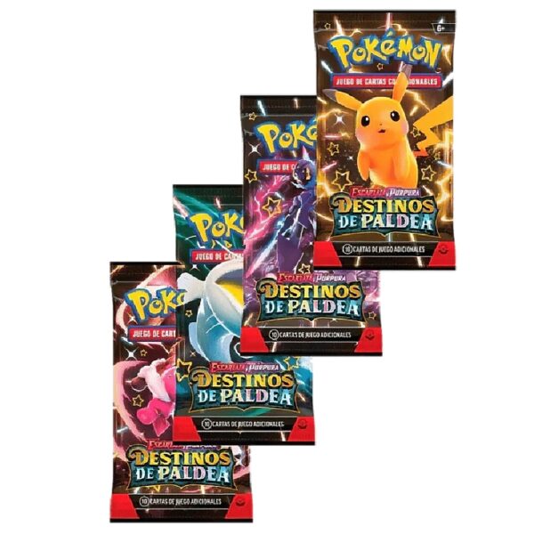 Sobres Cartas Pokémon Destinos de Paldea (Español)