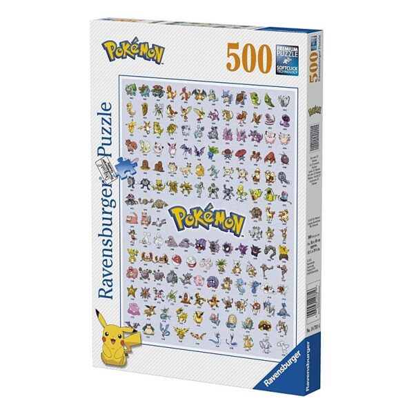 Puzzle Pokedex 151 Pokémon 500 Piezas