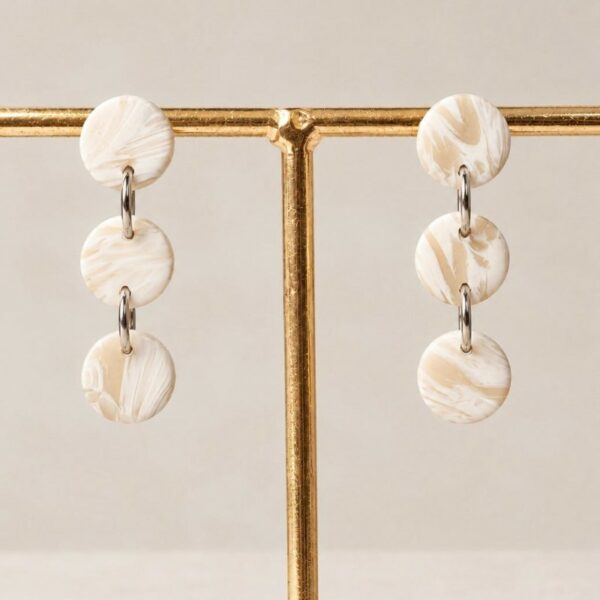 Pendientes Alma Blanco