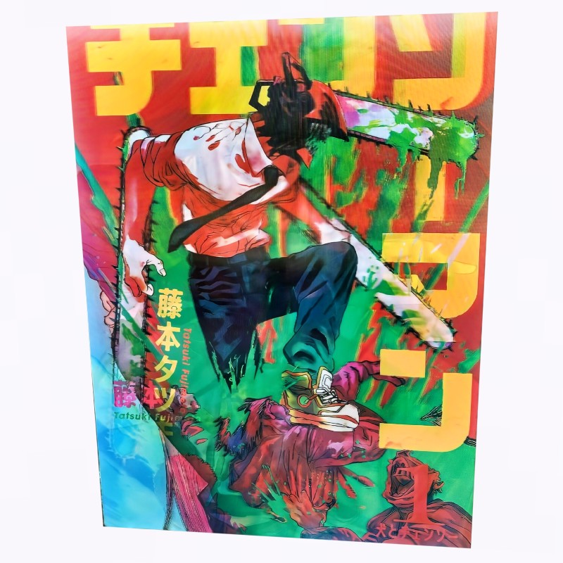 Lámina Póster 3D Lenticular – Chainsaw man