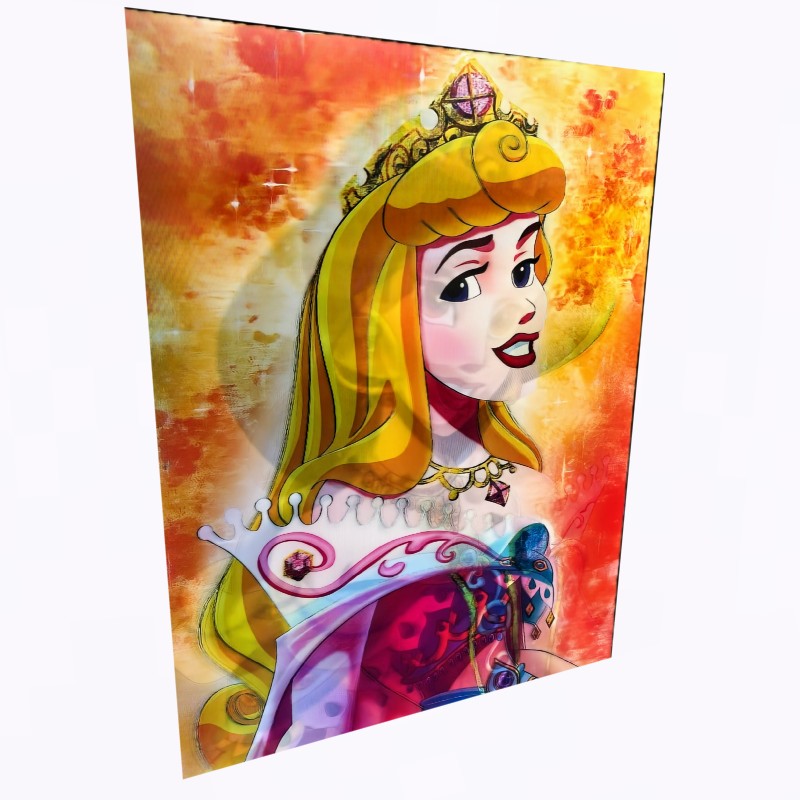 Lámina Poster 3D Lenticularprincesas