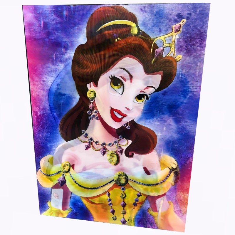 Lámina Poster 3D Lenticularprincesas