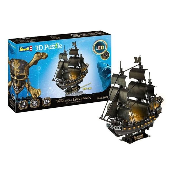 Puzzle 3D Black Pearl LED Edition