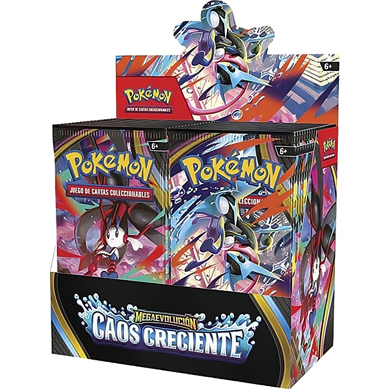 Sobres Cartas Pokémon Caos Creciente (Español)