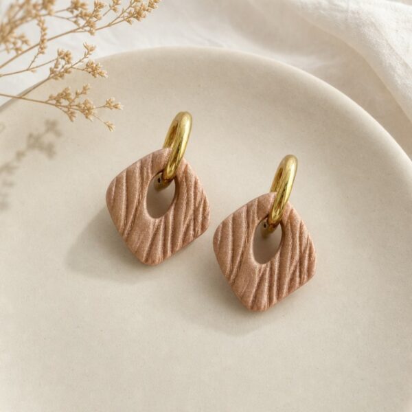 Pendientes Siena Beige