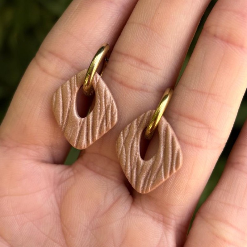 Pendientes Siena Beige