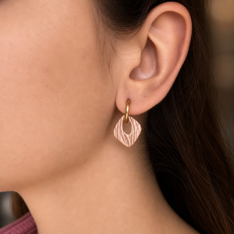 Pendientes Siena Beige