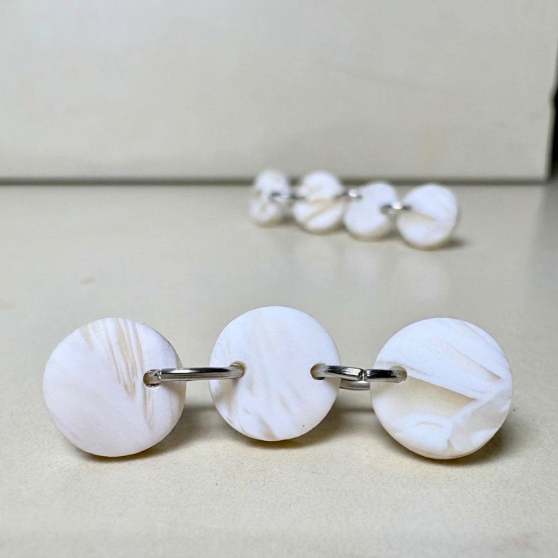 Pendientes Alma Blanco