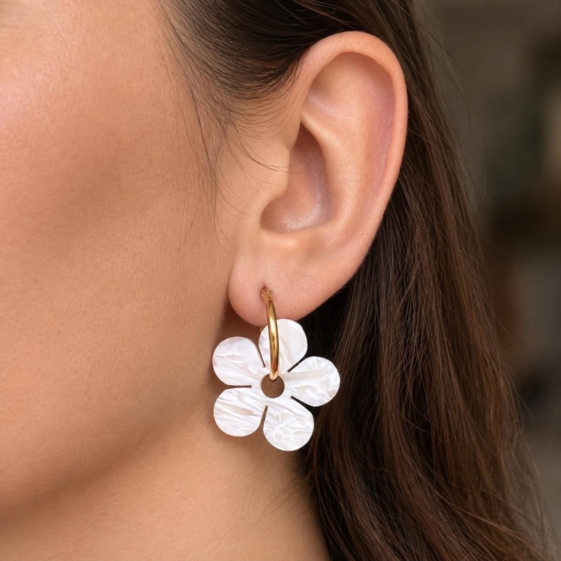 Pendientes Flor L