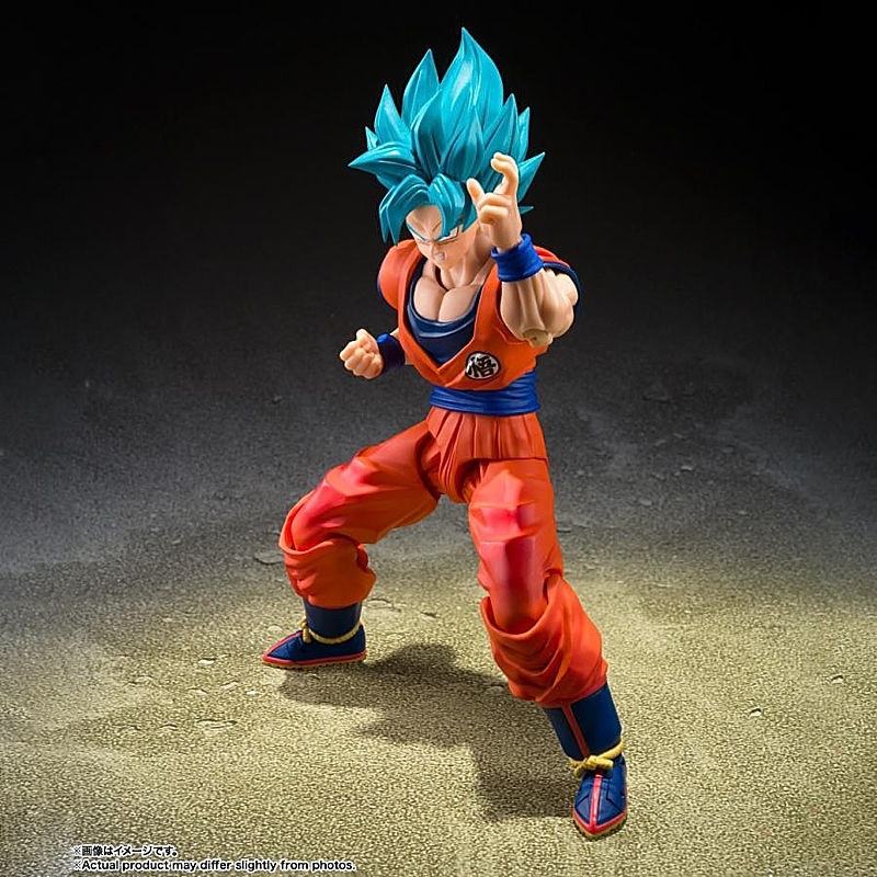 S.H Figuarts Goku Super Saiyan Blue Dragon Ball - Imagen 3